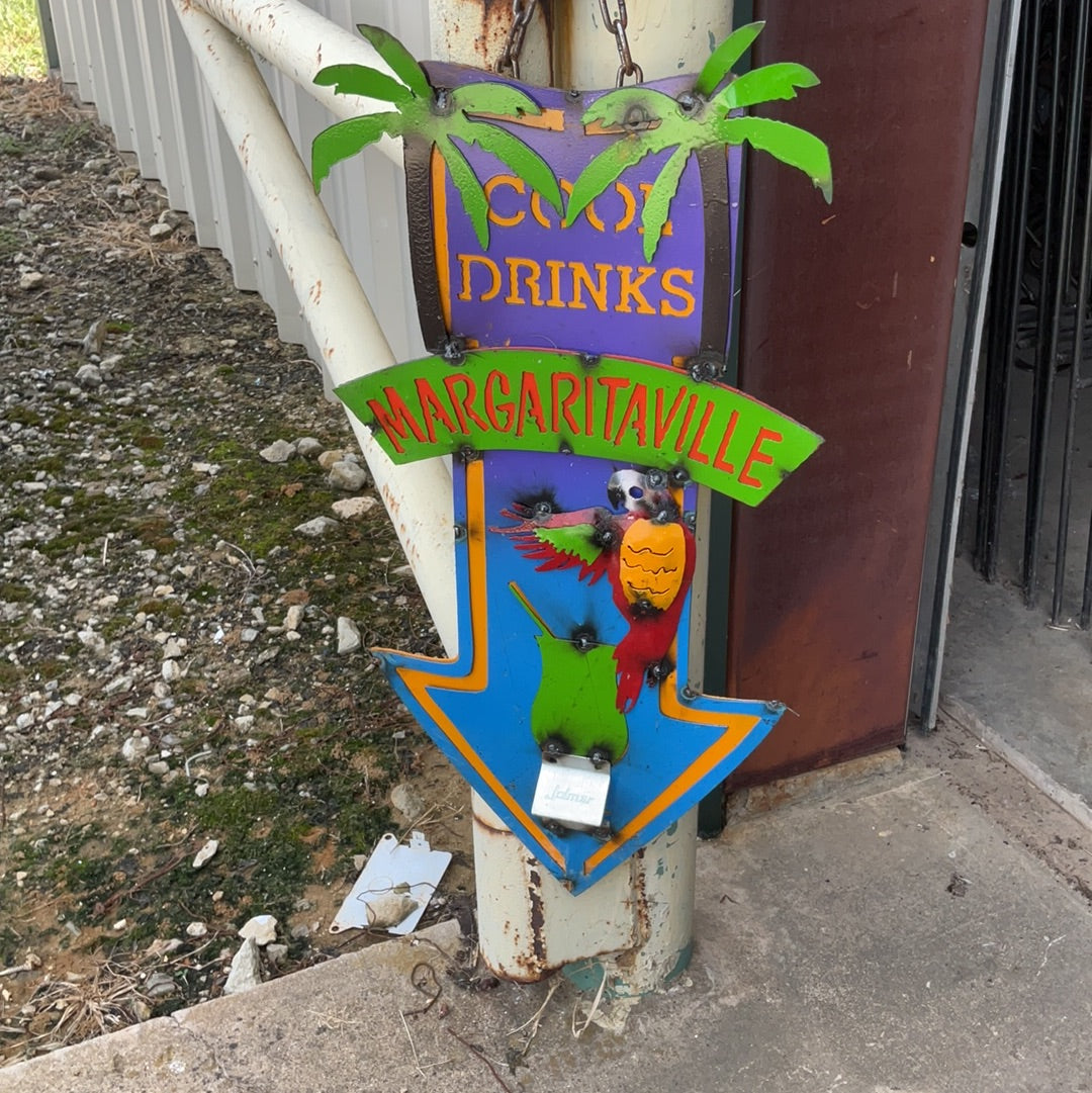 Margaritaville Can Opener Sign