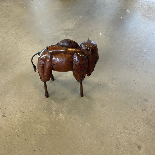 Handmade Small Metal buffalo